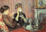 Mary Cassatt The Cup of Tea Norge oil painting reproduction